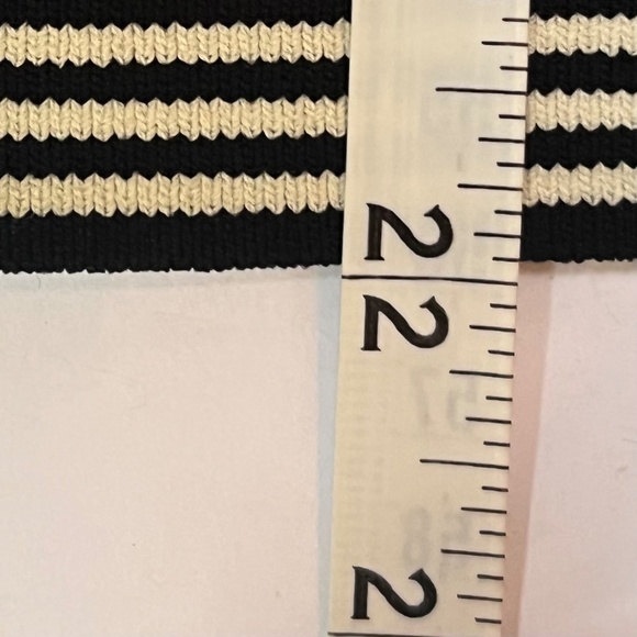 Romeo & Juliet Couture Skirt, Black / White Stripes, M - Picture 8 of 8